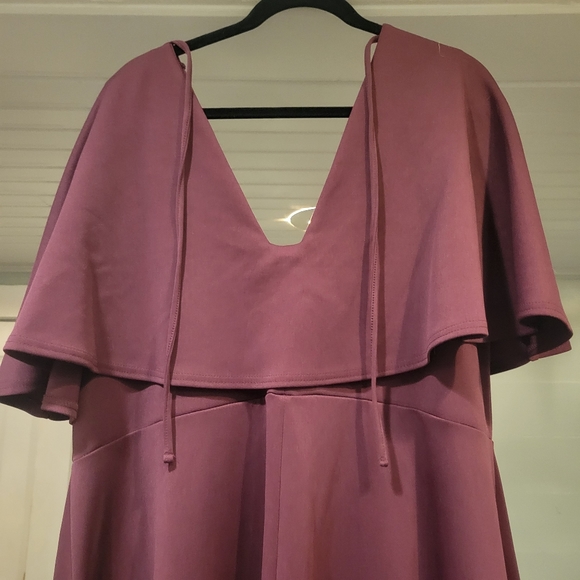 Cape midi shift dress ASOS Curve - Picture 6 of 11